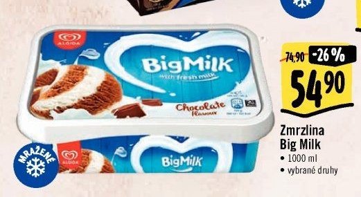 Zmrzlina Big Milk
