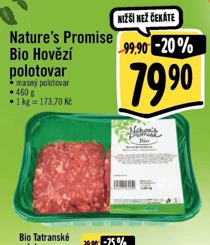 Nature's Promise Bio Hovězí polotovar