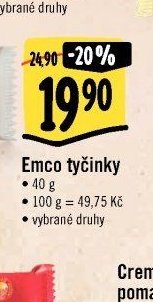 Emco tyčinky