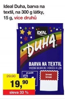 Barva na textil Duha Ideal