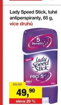 Deodorant stick Speed Stick