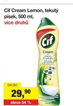Krémový čistič Cif Cream