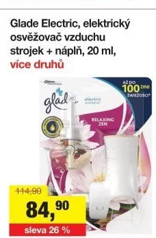 Osvěžovač vzduchu elektrický Glade by Brise