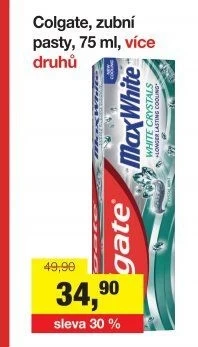 Pasty na zuby Colgate