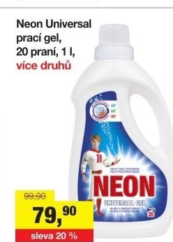Prací gel Neon