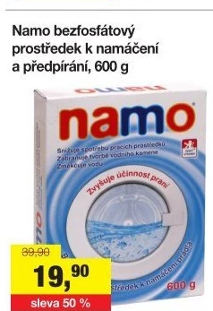 Prací prášek Namo