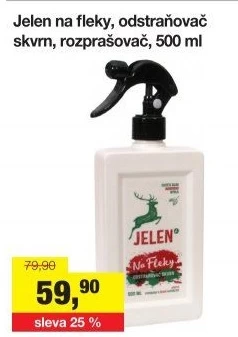 Prostředek na fleky ve spreji Jelen