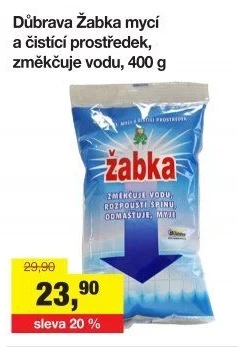 Změkčovač vody Žabka Důbrava