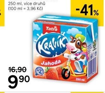 Kravík Ochucené mléko
