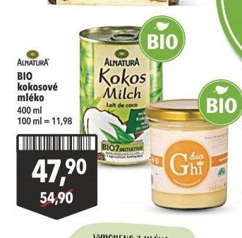 ALNATURA BIO kokosové mléko