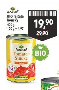 BIO rajčata kousky