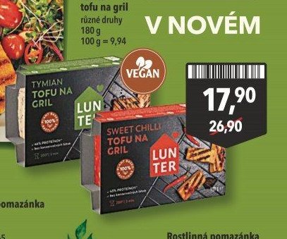 LUNTER Tofu na gril
