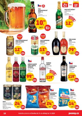 akční leták Penny Market 10.9.2020-16.9.2020