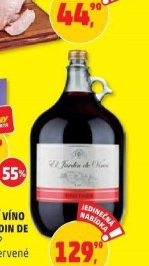 Stolní víno El Jardin de Vinos
