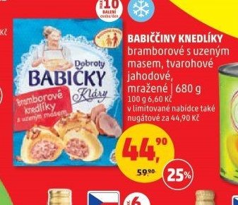 Babiččiny knedlíky bramborové s uzeným