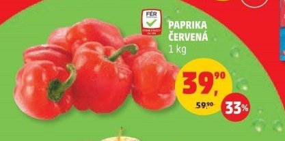 Paprika červená