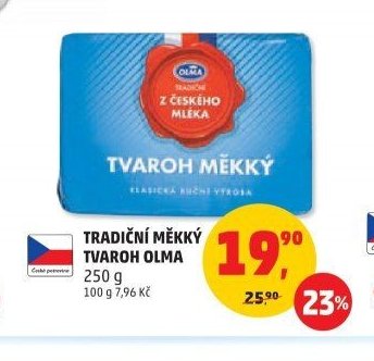 TRADIČNÍ MĚKKÝ TVAROH OLMA