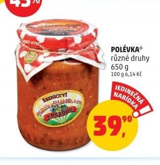 POLÉVKA různé druhy