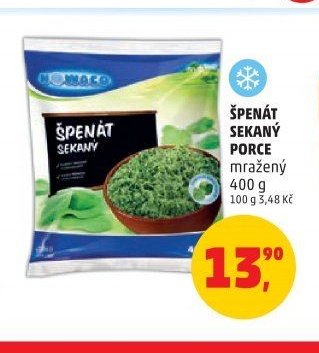 ŠPENÁT SEKANÝ PORCE