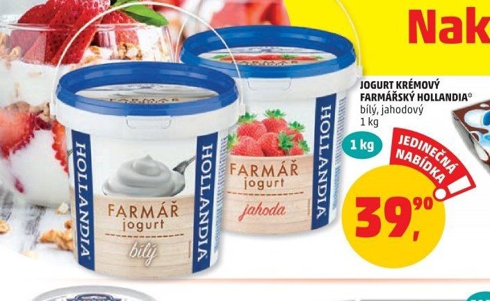 JOGURT KRÉMOVÝ FARMÁŘSKÝ HOLLANDIA