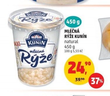 MLÉČNÁ RÝŽE KUNÍN