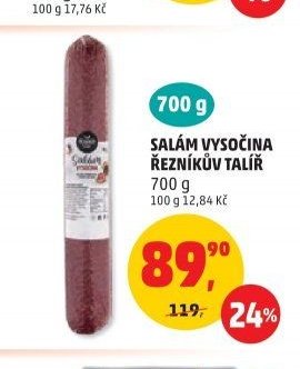 SALÁM VYSOČINA ŘEZNÍKŮV TALÍŘ