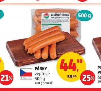 PÁRKY vepřové