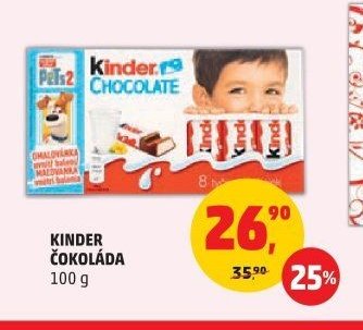 Kinder čokoláda