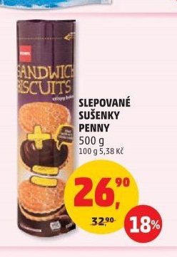 Slepované sušenky Penny