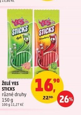 Želé Yes Sticks