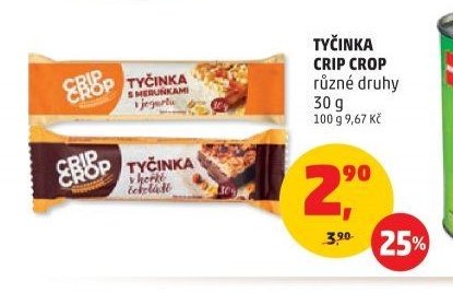 TYČINKA CRIP CROP různé druhy 30 g