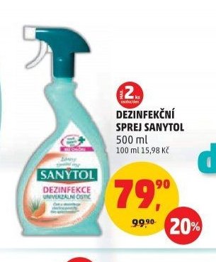 DEZINFEKČNÍ SPREJ SANYTOL