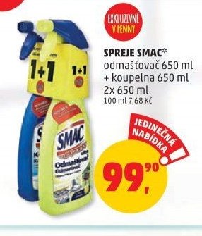 SPREJE SMAC odmašťovač + koupelna