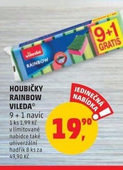 HOUBIČKY RAINBOW VILEDA