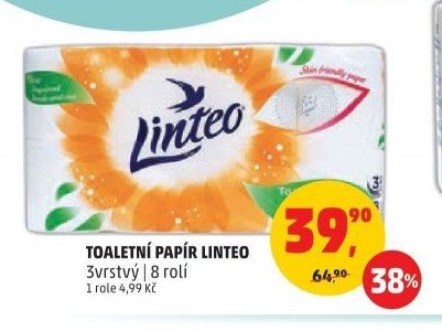 TOALETNÍ PAPÍR LINTEO
