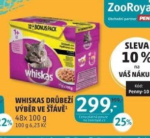 WHISKAS DRŮBEŽÍ VÝBĚR VE ŠŤÁVĚ