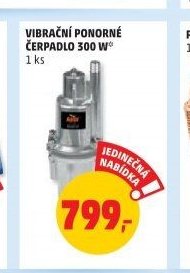 Vibrační ponorné čerpadlo 300 W