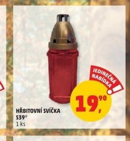 Hřbitovní svíčka S39