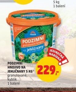 PODZIMNÍ HNOJIVO NA JEHLIČNANY 5 KG