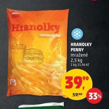 HRANOLKY PENNY mražené 2,5 kg