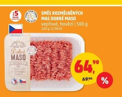 Směs rozmělněných mas Dobré maso
