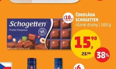 Čokoláda Schogetten