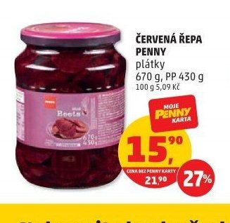 Červená řepa Penny