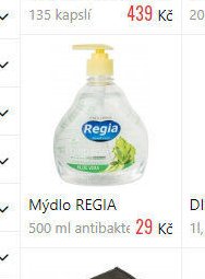 Mýdlo REGIA 500 ml antibakte