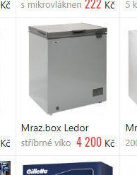 Mraz.box Ledor stříbrné víko
