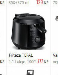 Fritéza TEFAL 1,2 l oleje, 1000