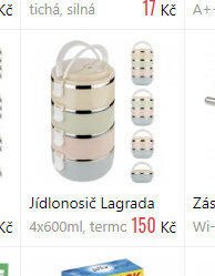 Jídlonosič Lagrada 4x600ml, termc