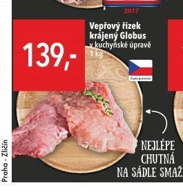 Vepřový řízek krájený Globus