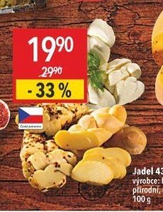 Jadel 43 % t. v s.