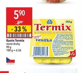 Kunín Termix různé druhy